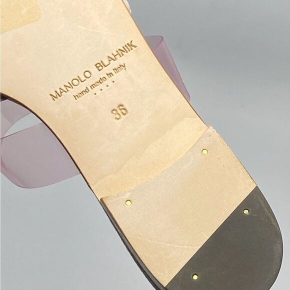 Manolo Blahnik Susina Suede Sandals size 36 - Picture 10 of 11